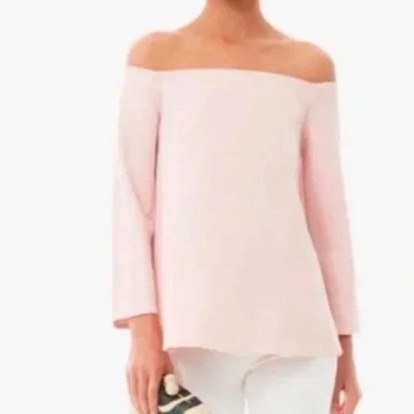Tuckernuck Miranda Blush Pink Off The Shoulder Top size XL - Picture 2 of 7